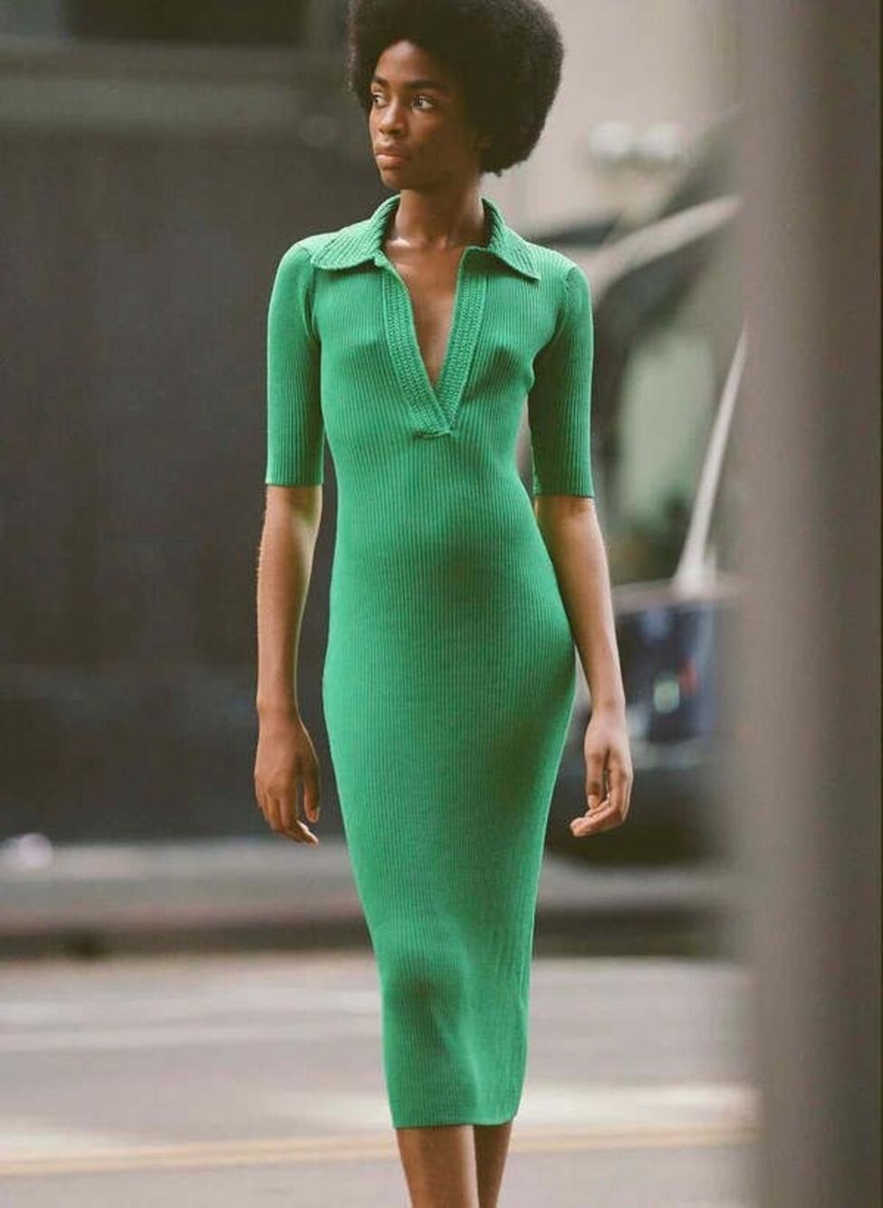 A.L.C. Adrian Dress in Clover Green